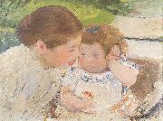 Mary Cassatt, Susan Comforting the Baby No. 1